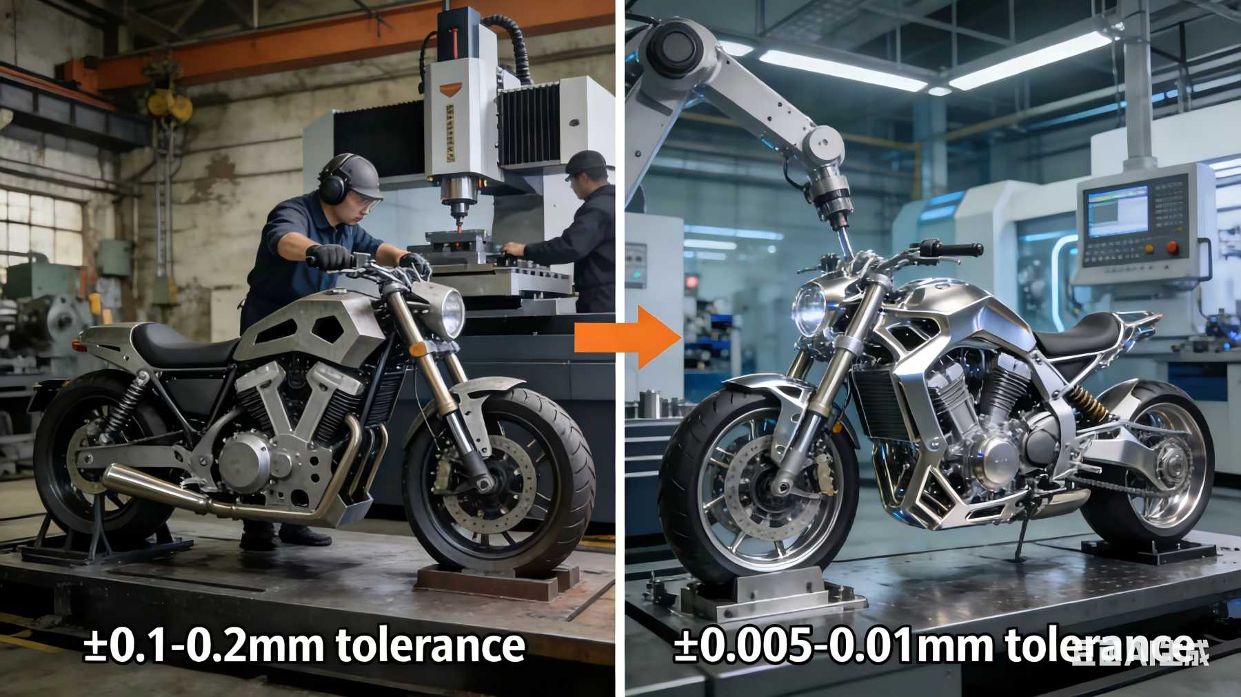CNC Machining Requirements: Modern vs. Classic Motorcycle Part Manufacturing